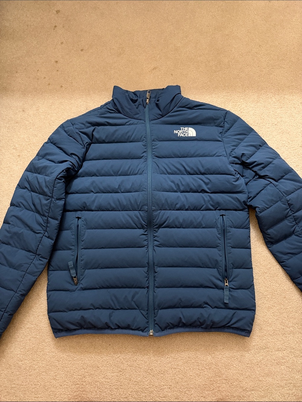 The North Face Kids Navy Blue Quilted Puffer Jacket